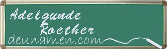 Adelgunde Roether Visitenkarte